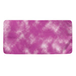 Pink Tie Dye Print Towel