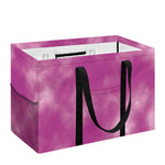 Pink Tie Dye Print Utility Tote Bag