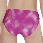Pink Tie Dye Print Women's Panties