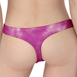 Pink Tie Dye Print Women's Thong