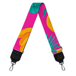 Pink Tropical Banana Pattern Print Bag Strap