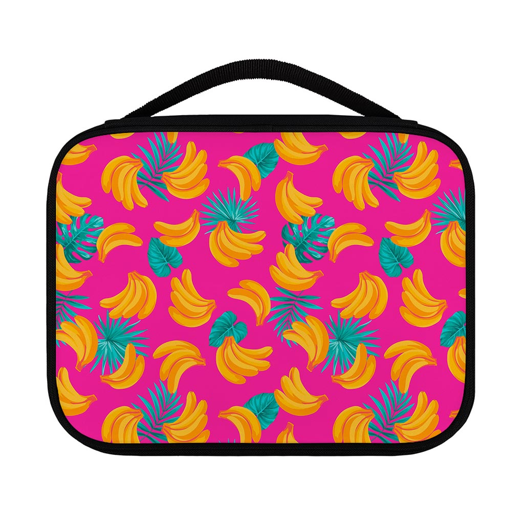 Pink Tropical Banana Pattern Print Classic Bible Case