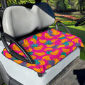 Pink Tropical Banana Pattern Print Golf Cart Seat Cover