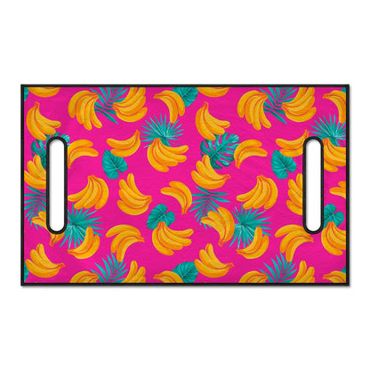 Pink Tropical Banana Pattern Print Golf Cart Seat Cover