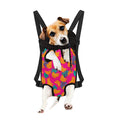 Pink Tropical Banana Pattern Print Pet Carrier Backpack