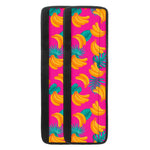 Pink Tropical Banana Pattern Print Refrigerator Handle Covers