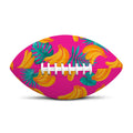 Pink Tropical Banana Pattern Print Rugby Ball
