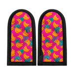 Pink Tropical Banana Pattern Print Skillet Handle Cover