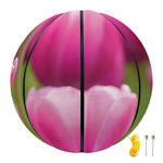 Pink Tulip Print Basketball