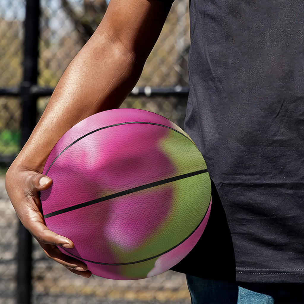 Pink Tulip Print Basketball