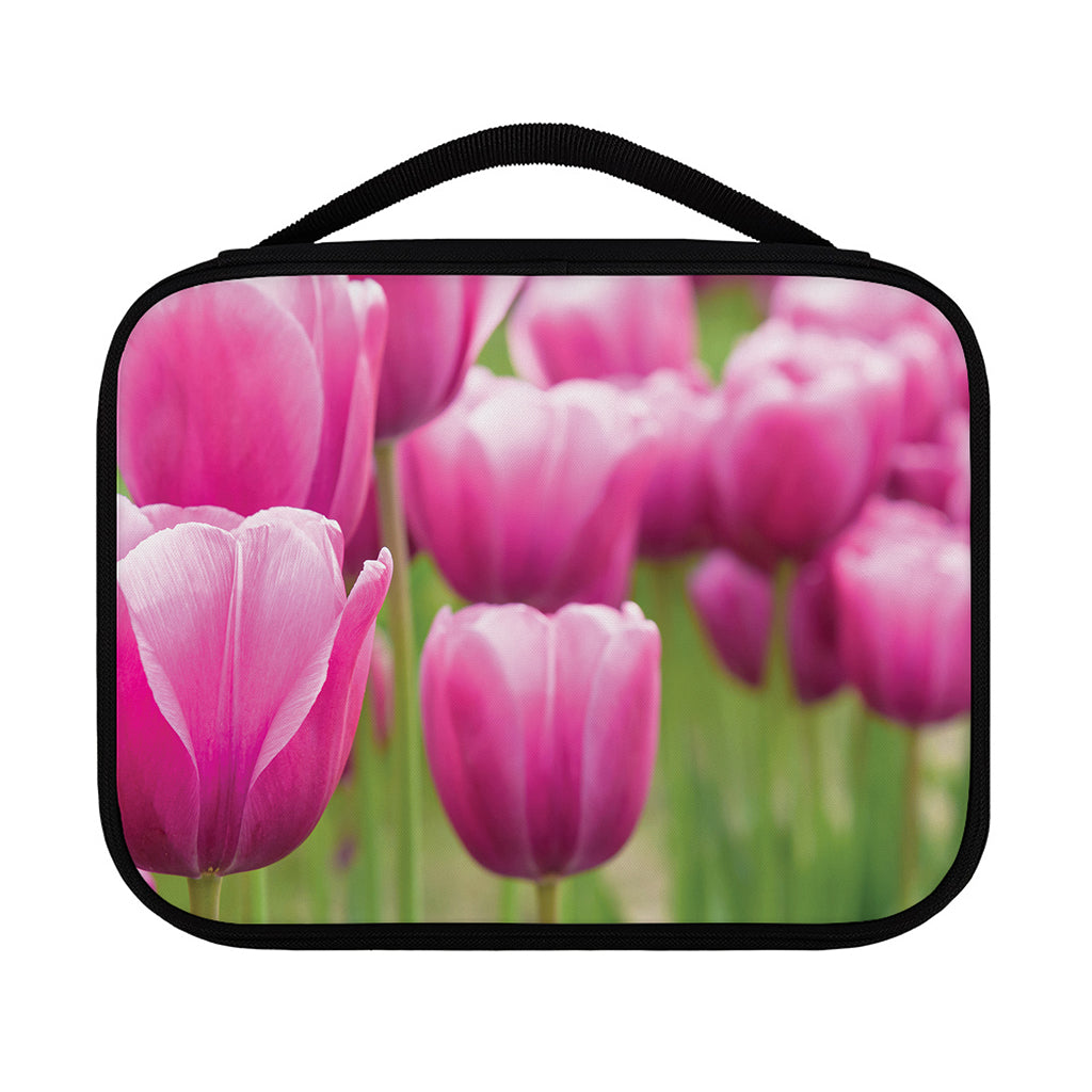 Pink Tulip Print Classic Bible Case