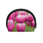 Pink Tulip Print Coin Purse