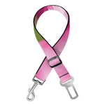 Pink Tulip Print Dog Seat Belt