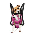 Pink Tulip Print Pet Carrier Backpack