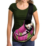 Pink Tulip Print Pet Sling Carrier