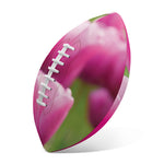 Pink Tulip Print Rugby Ball