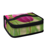 Pink Tulip Print Small Lunch Bag