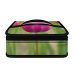 Pink Tulip Print Small Lunch Bag