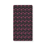 Pink Tyrannosaurus Fossil Pattern Print Baby Crib Sheet