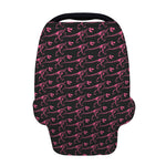 Pink Tyrannosaurus Fossil Pattern Print Baby Seat Cover