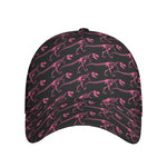 Pink Tyrannosaurus Fossil Pattern Print Baseball Cap