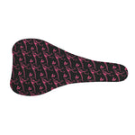 Pink Tyrannosaurus Fossil Pattern Print Bicycle Seat Cover