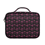 Pink Tyrannosaurus Fossil Pattern Print Briefcase Bible Bag