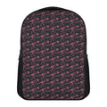 Pink Tyrannosaurus Fossil Pattern Print Casual Backpack