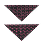 Pink Tyrannosaurus Fossil Pattern Print Dog Bandana