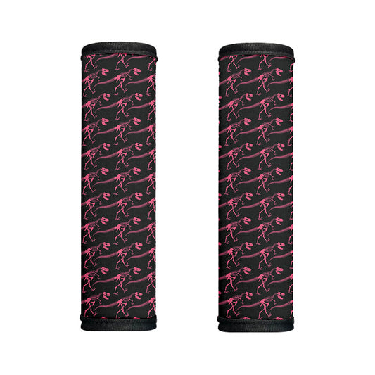 Pink Tyrannosaurus Fossil Pattern Print Handle Covers