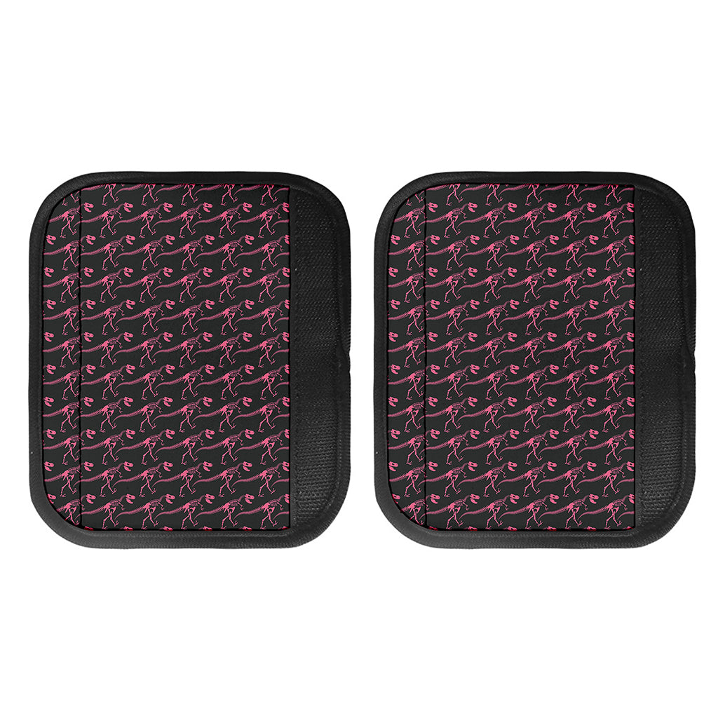 Pink Tyrannosaurus Fossil Pattern Print Handle Covers