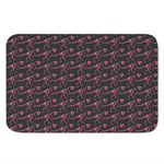 Pink Tyrannosaurus Fossil Pattern Print Indoor Door Mat