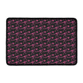 Pink Tyrannosaurus Fossil Pattern Print Kitchen Mat