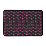 Pink Tyrannosaurus Fossil Pattern Print Kitchen Mat
