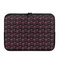 Pink Tyrannosaurus Fossil Pattern Print Laptop Sleeve