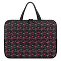 Pink Tyrannosaurus Fossil Pattern Print Laptop Sleeve With Handle