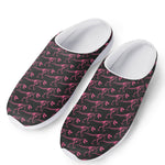 Pink Tyrannosaurus Fossil Pattern Print Mesh Casual Shoes