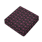 Pink Tyrannosaurus Fossil Pattern Print Outdoor Seat Cushion Cover