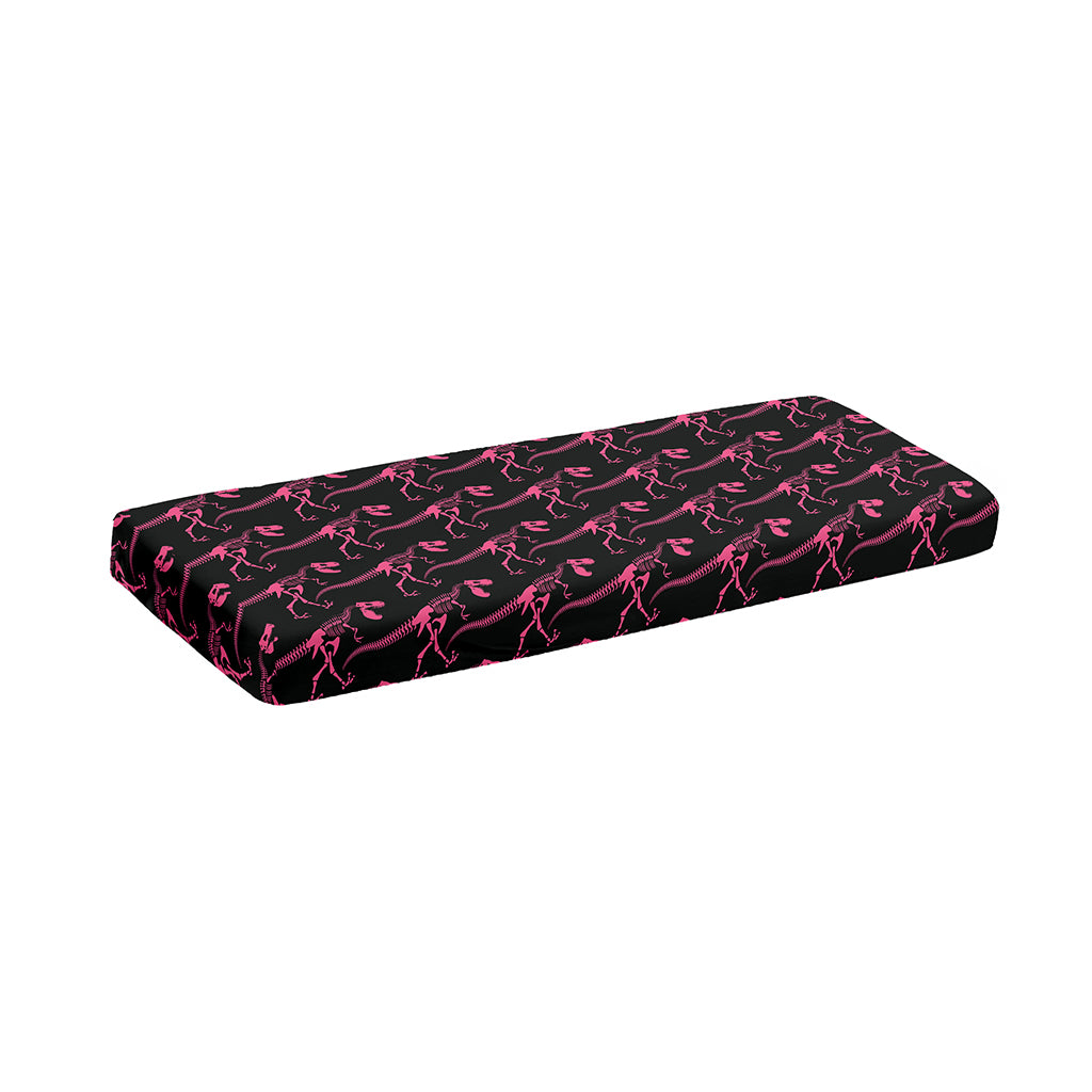 Pink Tyrannosaurus Fossil Pattern Print Piano Keyboard Cover