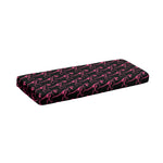 Pink Tyrannosaurus Fossil Pattern Print Piano Keyboard Cover