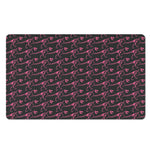 Pink Tyrannosaurus Fossil Pattern Print Polyester Doormat