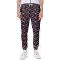 Pink Tyrannosaurus Fossil Pattern Print Joggers