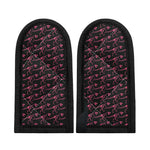 Pink Tyrannosaurus Fossil Pattern Print Skillet Handle Cover