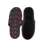 Pink Tyrannosaurus Fossil Pattern Print Slippers