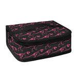 Pink Tyrannosaurus Fossil Pattern Print Small Lunch Bag