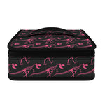 Pink Tyrannosaurus Fossil Pattern Print Small Lunch Bag