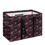 Pink Tyrannosaurus Fossil Pattern Print Utility Tote Bag
