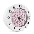 Pink Vintage Pineapple Pattern Print Alarm Clock