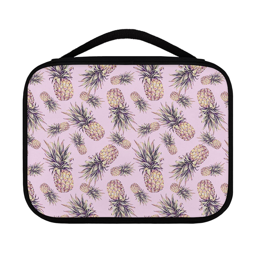 Pink Vintage Pineapple Pattern Print Classic Bible Case