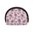 Pink Vintage Pineapple Pattern Print Coin Purse